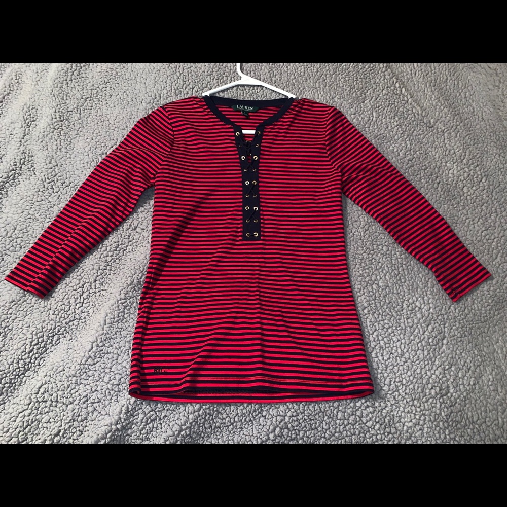 LAUREN Ralph Lauren cute striped top